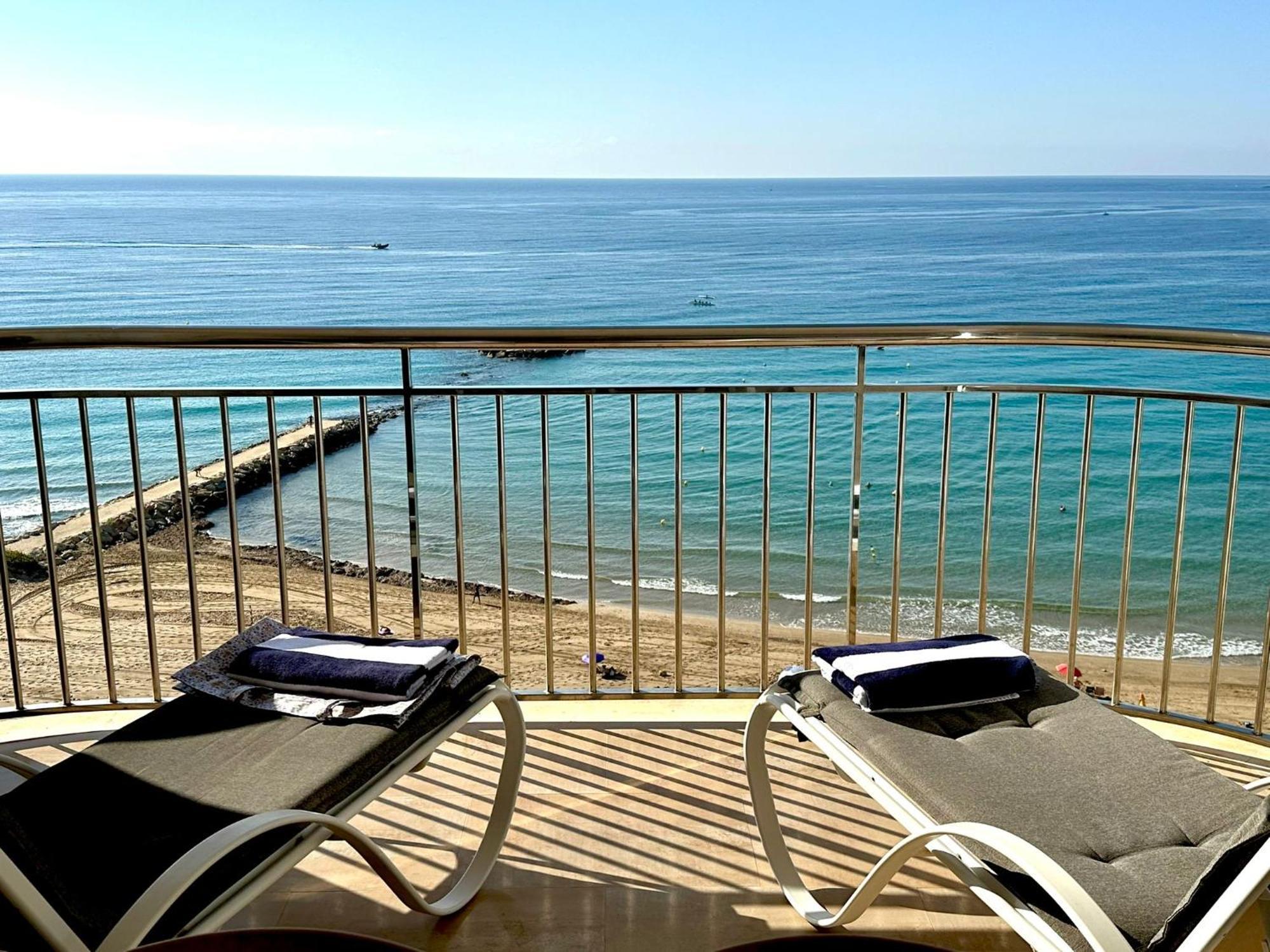Porto Azul 10A Frontal Penon & Sea View First Line Arenal Beach Calpe Exterior foto